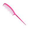 Janeke Superbrush Fuchsia with Yellow Pins Janeke-Fashion comb-Fluo Pink