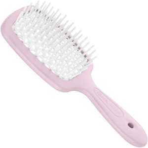 Janeke Superbrush Small Pastel Pink with White Pins Janeke-Superbrush Small-Pastel Pink